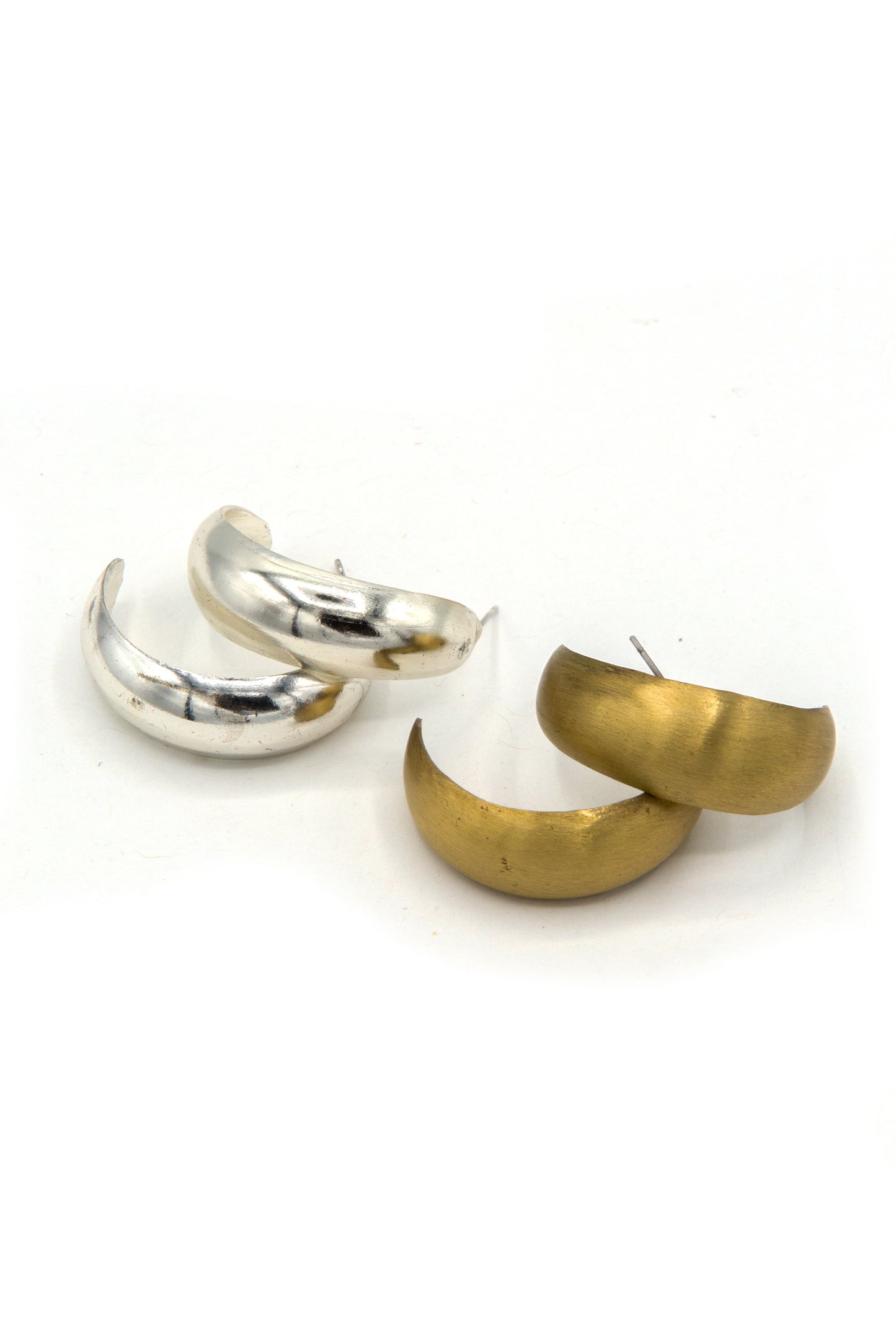 Vintage Rounded Hoops