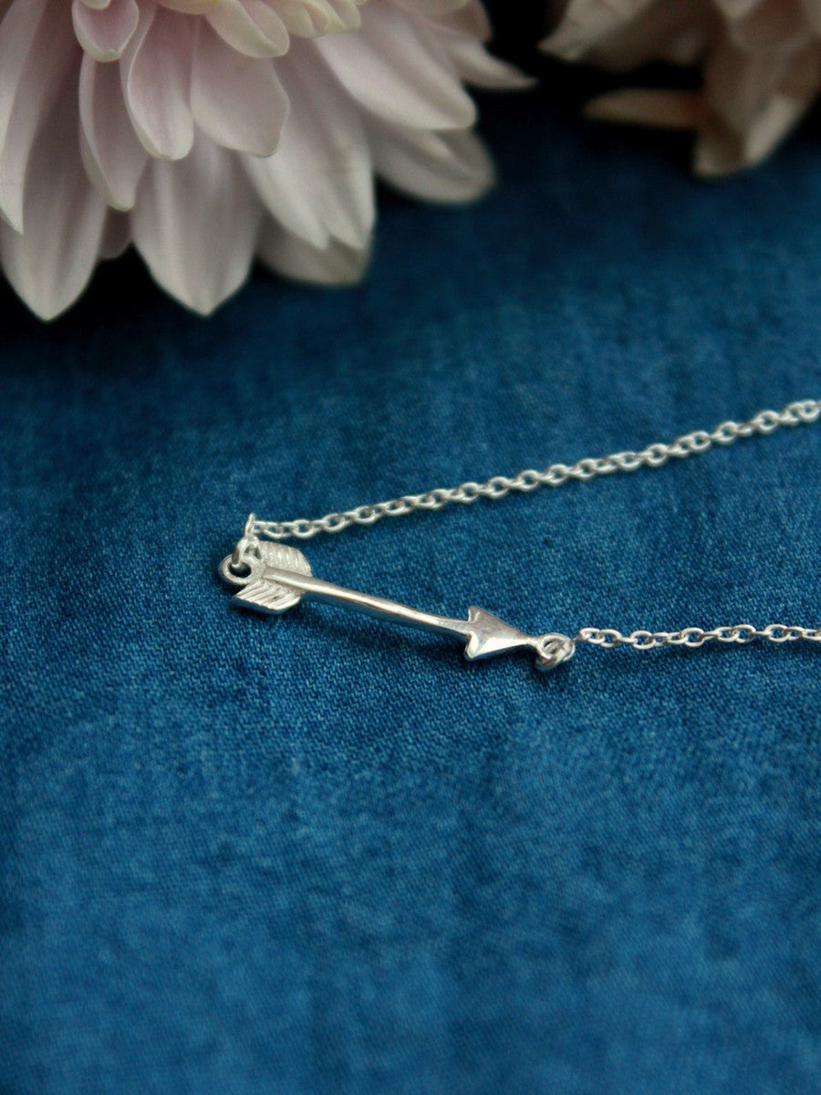 silver arrow necklace | Fair Anita