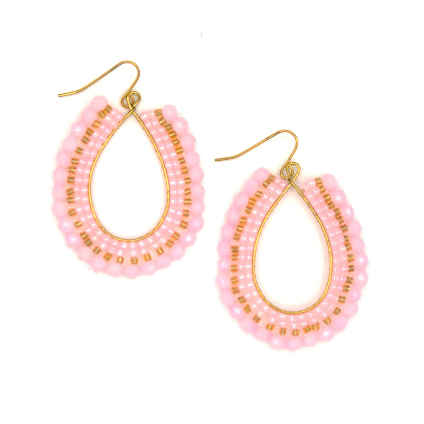 Woven Formation Drop Earrings
