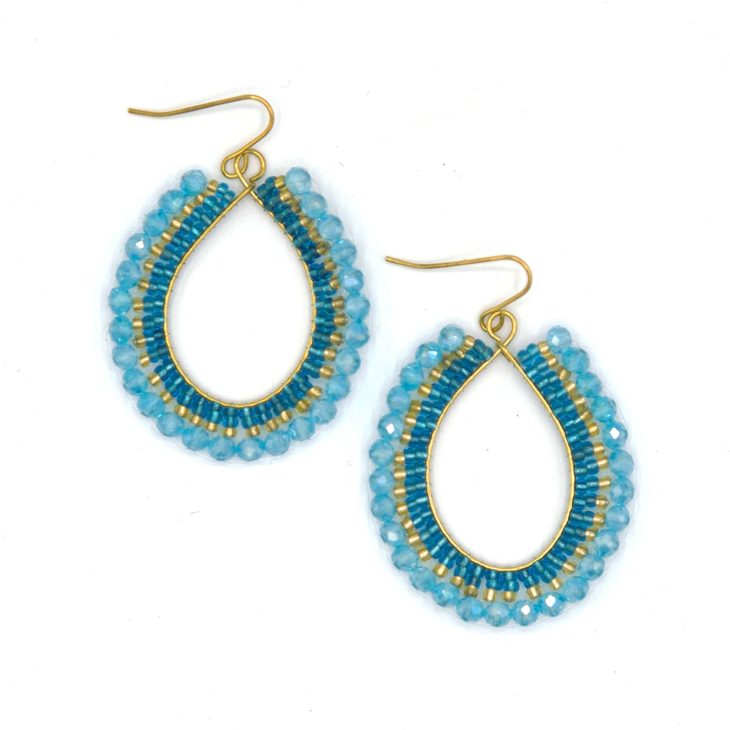 Woven Formation Drop Earrings