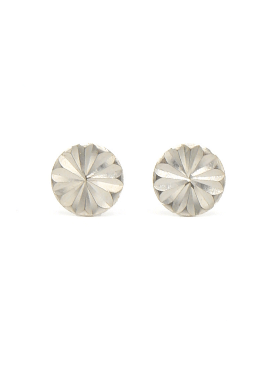 Silver sunburst earring | Fair Anita