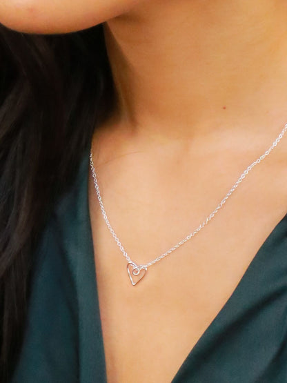 fair trade sterling heart necklace | Fair Anita