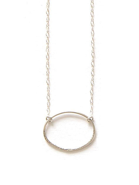 Sterling oval dainty necklace | Fair Anita