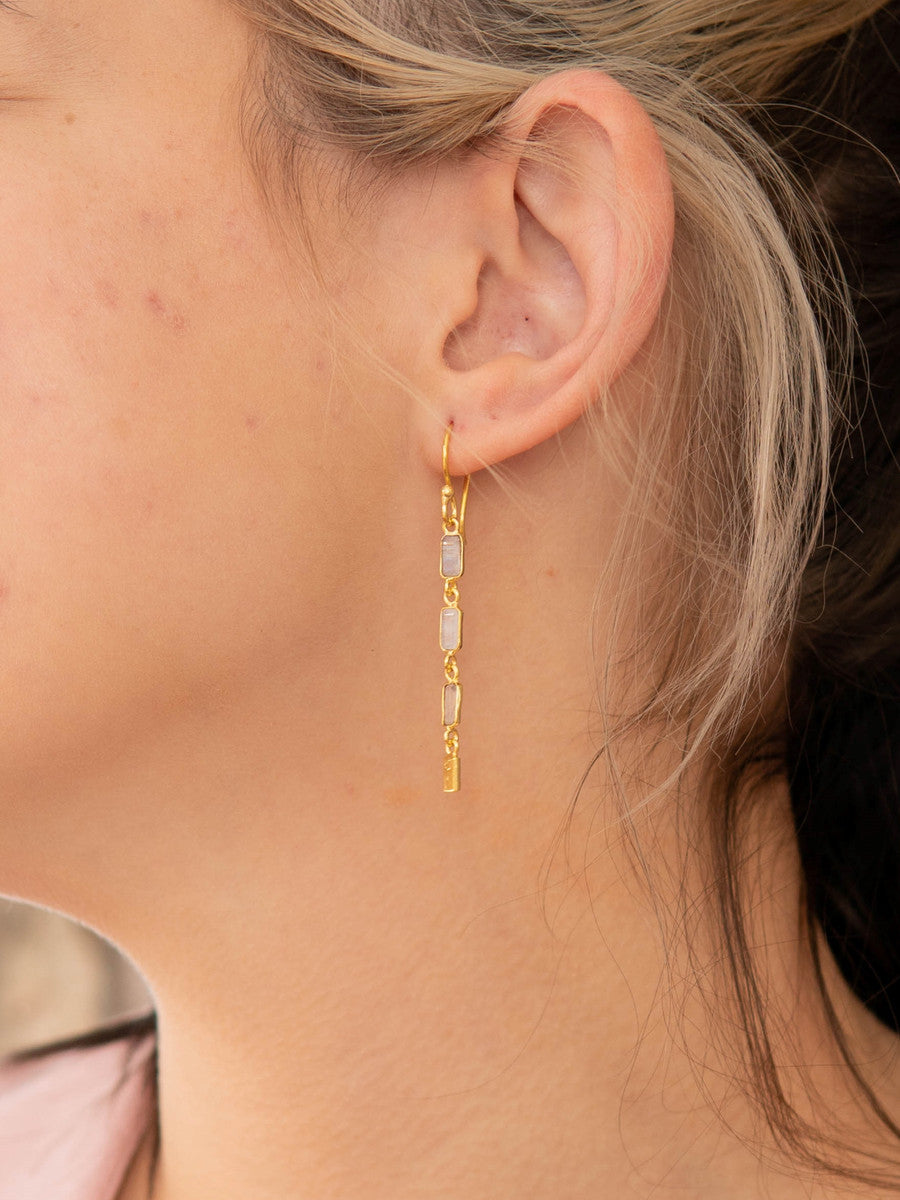 trendy ethical wedding earrings | Fair Anita