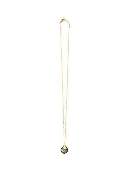 Delicate tourmaline gold necklace | Fair Anita