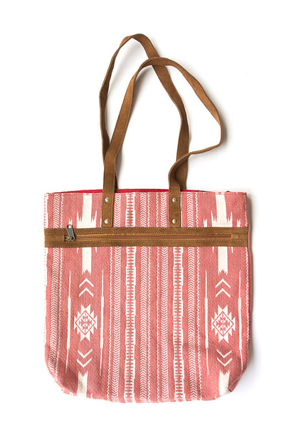 Pink and White Patterned Purse | Fair Anita