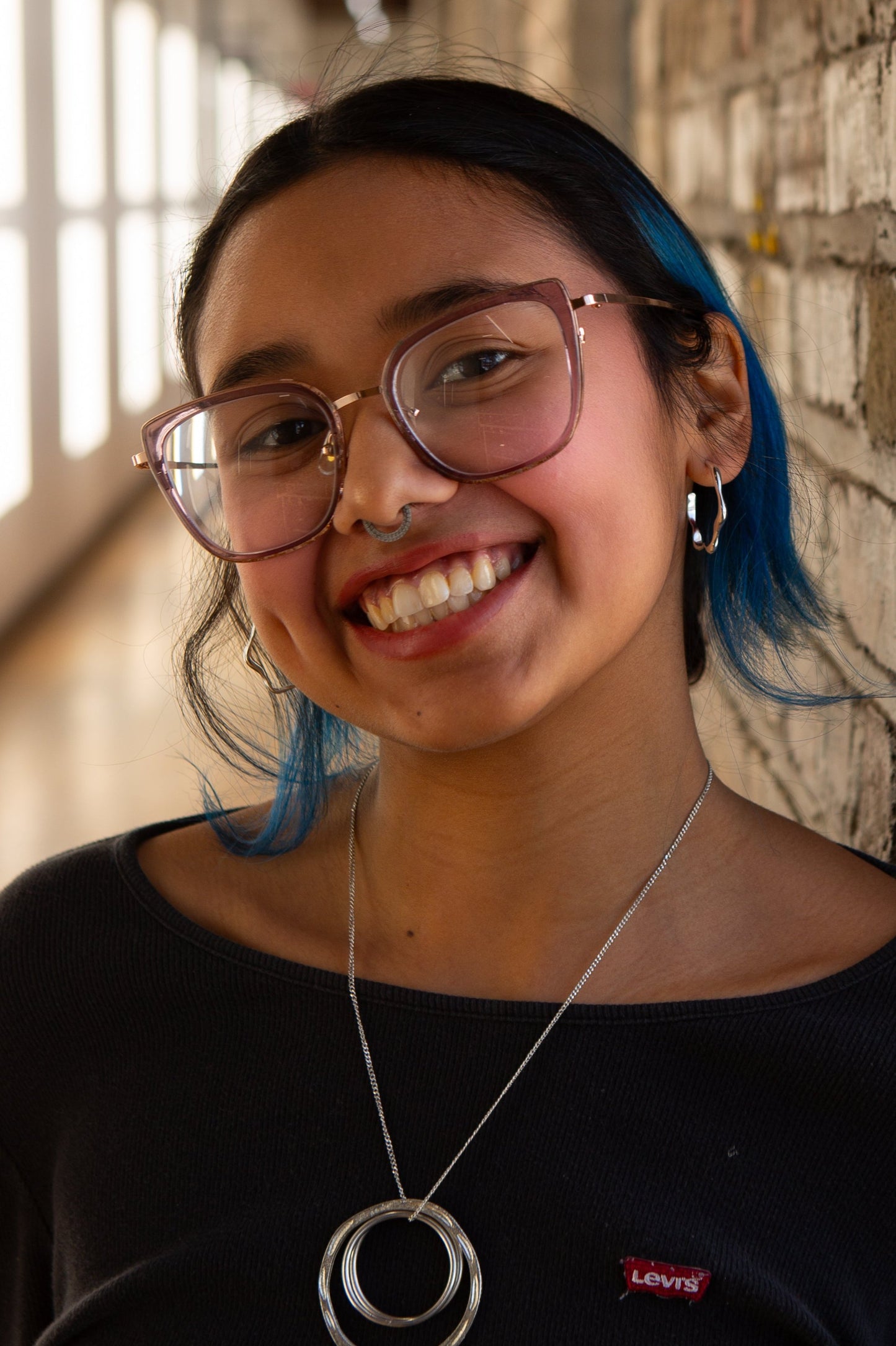 Wave Hoop Earrings